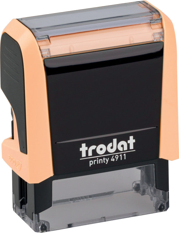 Trodat Motivstempel Printy 4911 – Motiv: zum Selbersetzen, mit schwarzem auswechselbarem Stempelkissen