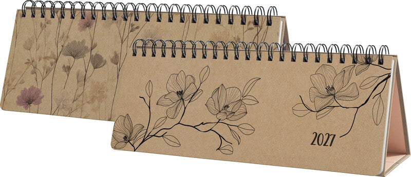 Sigel JOLIE Wochenplaner – 1 Woche/2 Seiten, Spiralbindung, 30 × 15,4 cm, Jan–Dez 2027, mit Steller