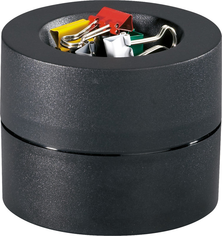 MAUL Klammerspender – Kunststoff, Schwarz, 73 × 60 mm