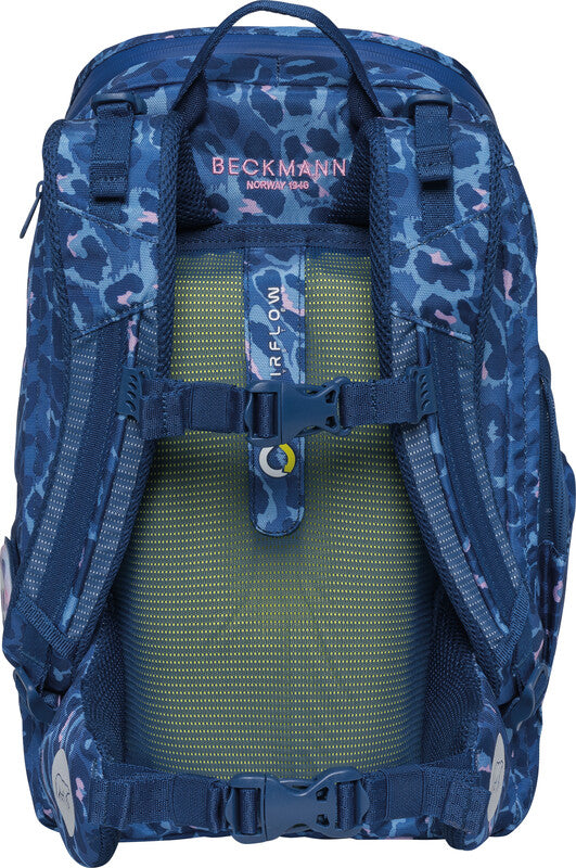 Beckmann Schulrucksack Active Air Flx – Cheetah – 26,0×39,0×22,0 cm – recycelte Materialien