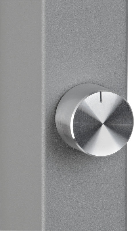MAUL LED-Stehleuchte Javal – dimmbar – 4000 K – 13'060 lm 68 W – Silber, Aluminium