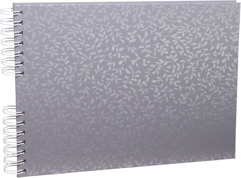 Exacompta Fotoalbum – für 320 × 220 mm, blaugrau, Spiralbindung, mit Prägung, Karton