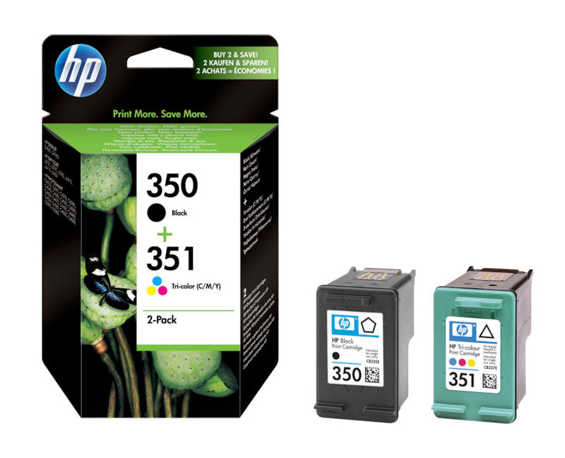 HP Tintenpatronen-Multipack 350/351, 2er-Pack – für Inkjetdrucker/Multifunktionsgeräte