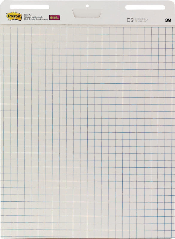 Post-it Super Sticky Haftnotizen – 635×762 mm – weiss, 2×30 Blatt, mit Lochung