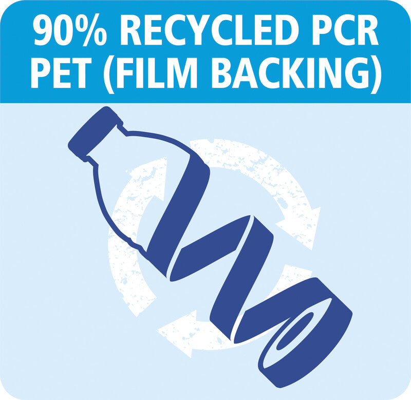 tesa Verpackungsband – 50 mm × 66 m, transparent, stark, eco:plus