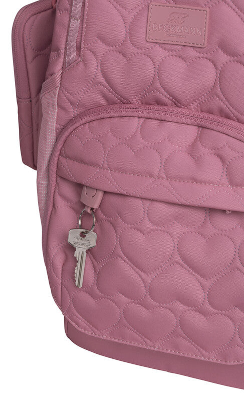 Beckmann Rucksack Sport Air – Gepolstertes Herz Rose – rosa – 30 l (30×44×23 cm)