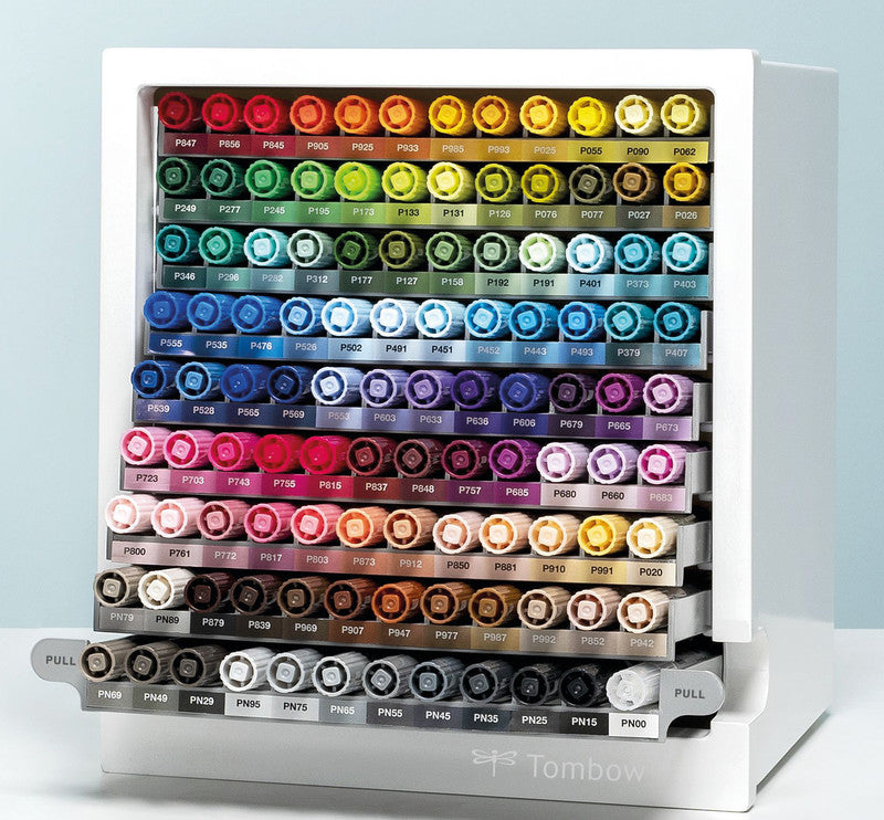 Tombow Schreibtischorganizer ABT Dual – für Tombow ABT Dual und ABT PRO Dual Brush Pens – 207 × 226 × 199 mm