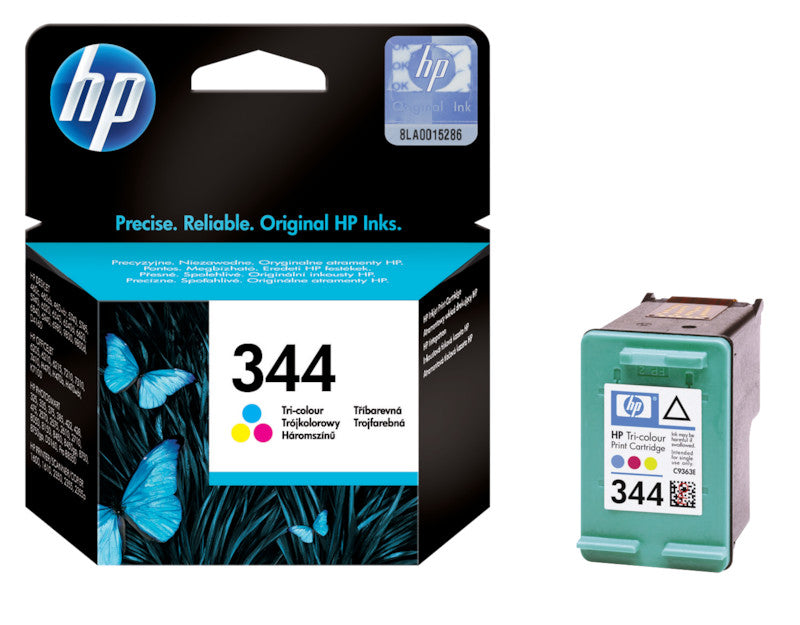 HP Tintenpatrone 344, farbig, 560 Seiten – für Tintenstrahldrucker/Multifunktionsgeräte