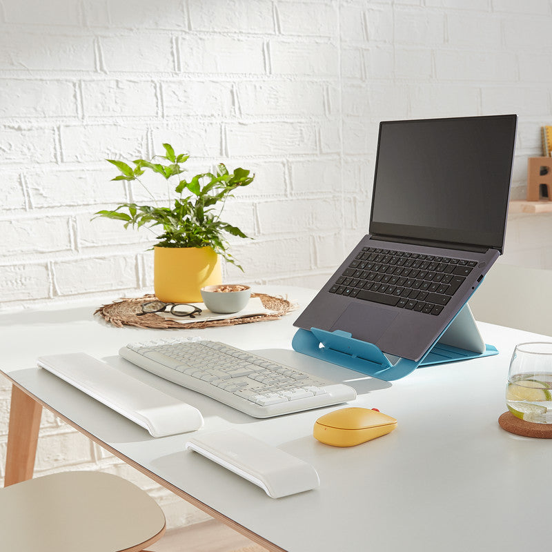 Leitz Tastatur-Handgelenkauflage – Ergo Cosy – für Tastatur – Schaumstoff – rutschfest – 437×71×22 mm – Grau