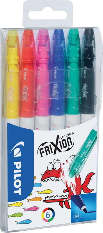 Pilot Filzstifte FriXion Colors, Strichbreite 0,6 mm, 6 Stk.