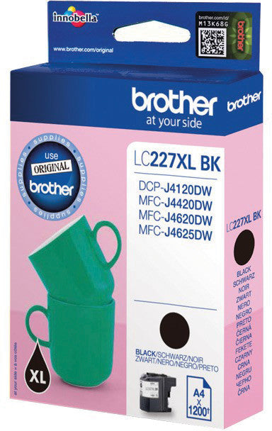 Brother Tintenpatrone, schwarz – für Inkjetdrucker/Multifunktionsgeräte