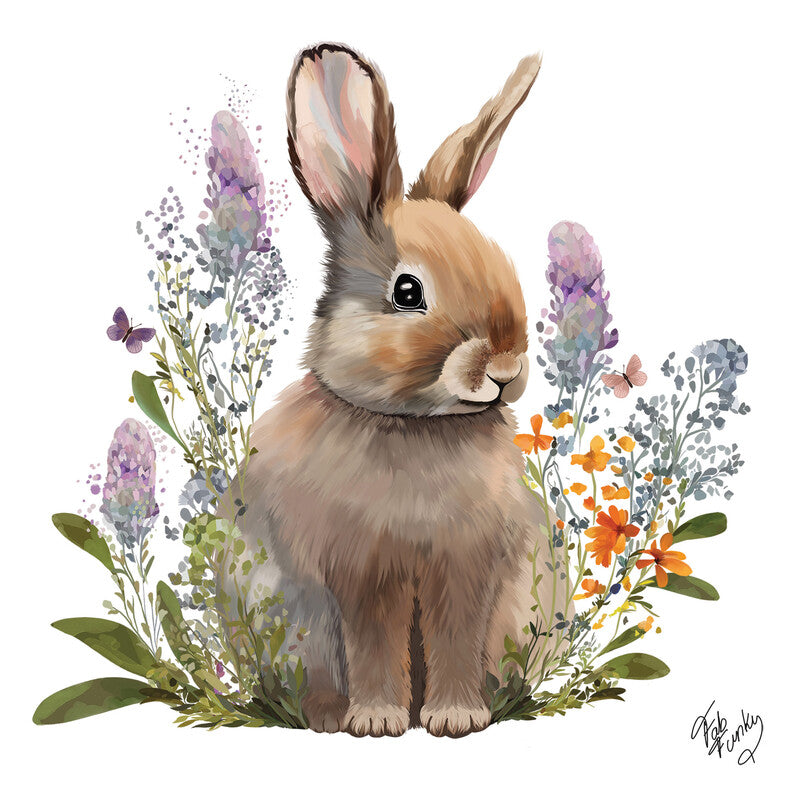 Ppd Servietten Belle Bunny – 33 × 33 cm – 3-lagig, Tissue – 20 Stk.