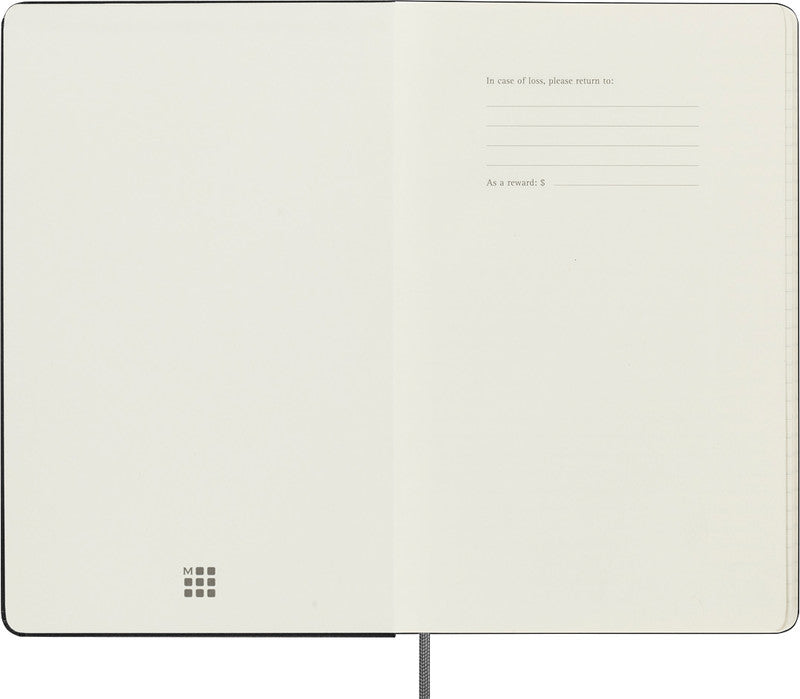 Moleskine Wochenplaner – undatiert, 13 × 21 cm, schwarz