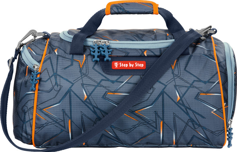 Step by Step Sporttasche – 13 l, Motiv Helicopter Sam, mit Schultergurt, wasserabweisend, 38 × 20 × 23 cm