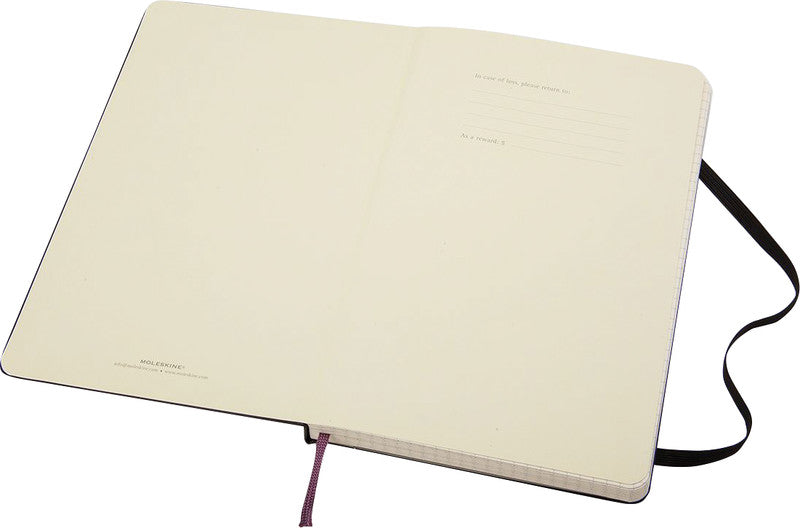 Moleskine Notizbuch Classic Collection, kariert, Leimbindung, Hardcover, 240 Seiten, 70 g/m² – schwarz