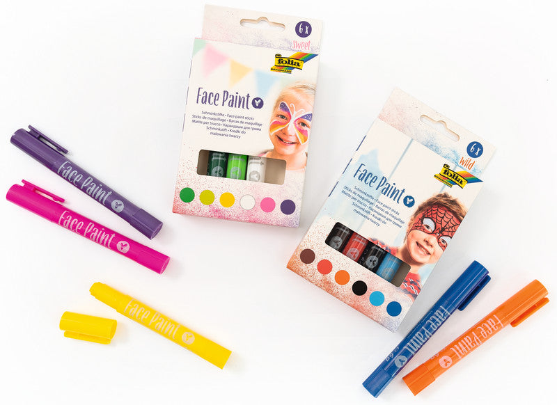 Folia Schminkstifte – Set – 6 Farben