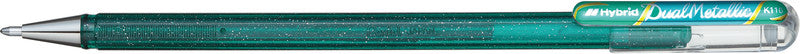 Pentel Gelschreiber – 2 Farben, 1 mm, für dunkles Papier, Kappe