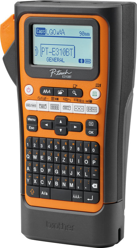 Brother E310BTVP – Beschriftungsgerät für TZe-Bänder 3,5–18 mm, USB, Bluetooth, Auto-Cutter