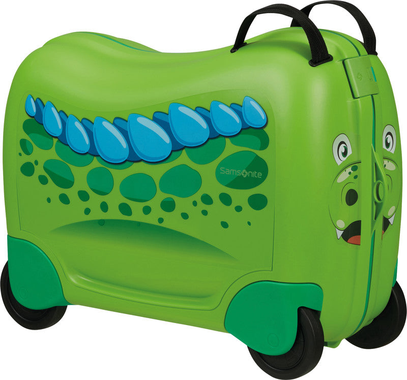 Samsonite Ride-on-Kindertrolley Dream2Go Rider Handgepäck – 30 l, Hartschale, 4 Rollen, Dinosaur D.