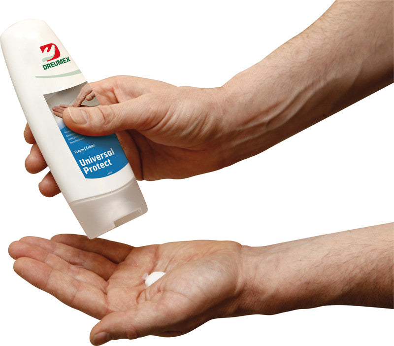 Dreumex Handschutzcreme – weiss, 250 ml, silikonfrei, parfümfrei, farbstofffrei