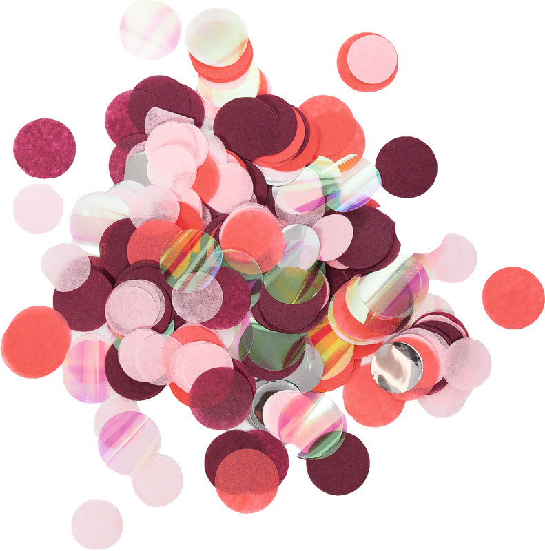 Folia Konfetti, Pink Party, mehrfarbig, 15 g, recyclingfähig, FSC-zertifiziert