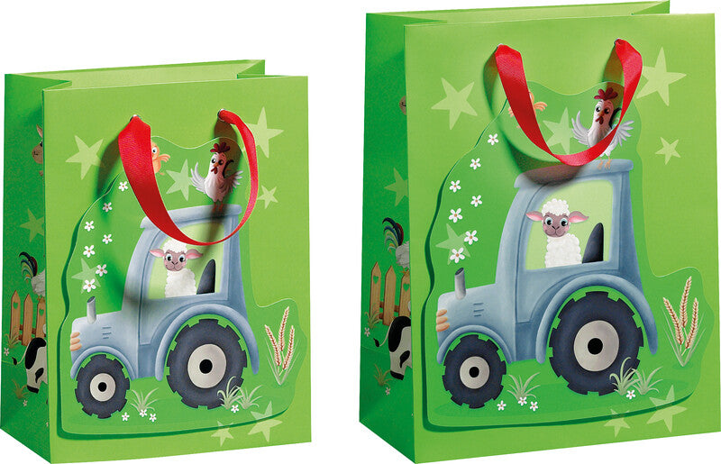Zoewie Tragetasche Everyday – Mini Farm – Papier, Mattkaschierung – 260 × 335 × 135 mm