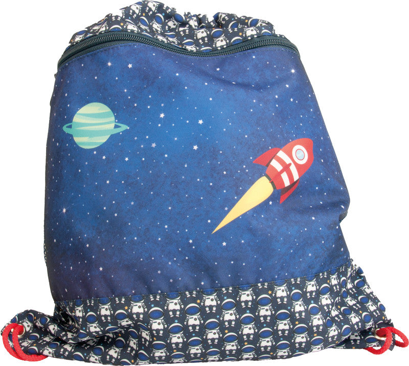 Funki Sportbeutel – 12 l, Motiv Astronaut, wasserabweisend, 36 × 42 cm