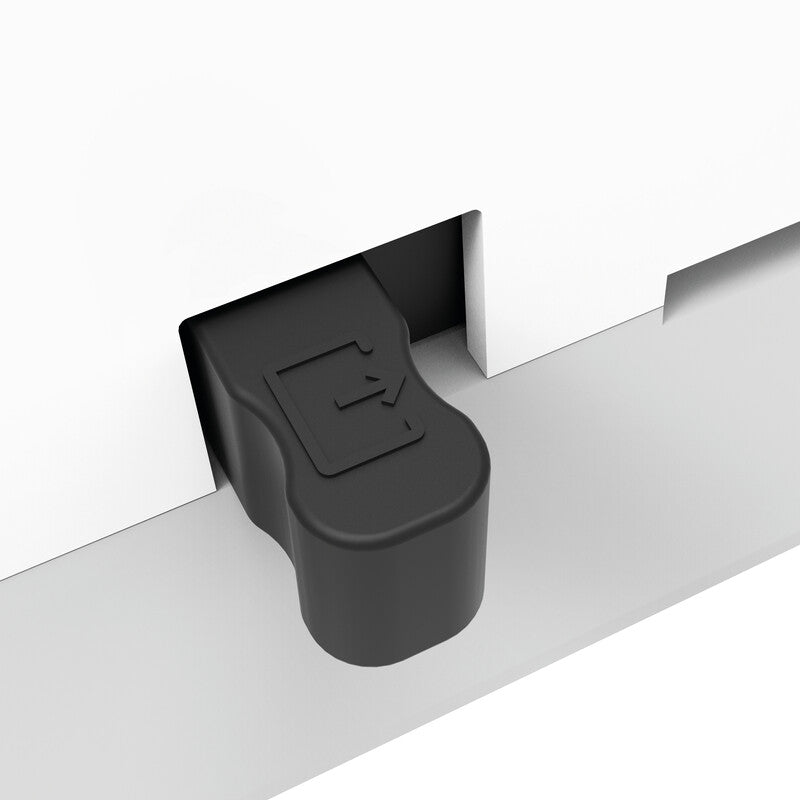 Q-CONNECT S3 Laminiergerät A3 – 2-Rollen, 75–125 µm, Kaltlamination, Aufheizzeit 1 Min., 420 mm/min, Weiss