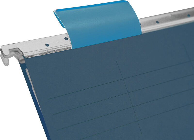 Biella Hängeordner für A4 – Karton, Blau, 320 × 250 mm, mit Vordruck