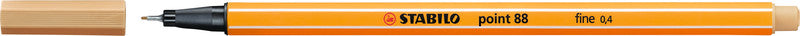 STABILO Point 88 Fineliner – 10er-Set 0,4 mm – 10 Farben, sortiert