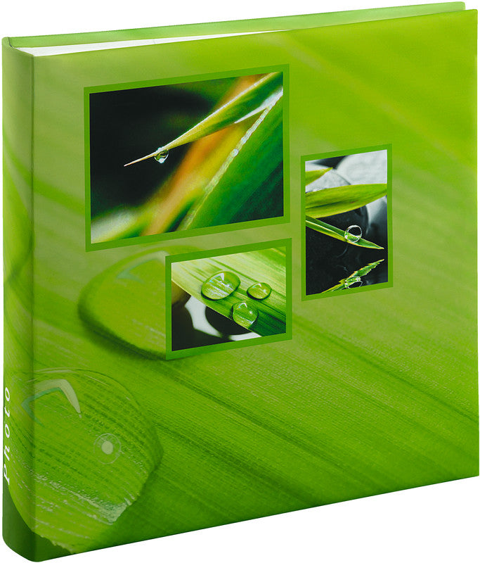 Hama Fotoalbum Jumbo Singo – für 300 × 300 mm, grün, mit Pergaminzwischenblättern, Karton