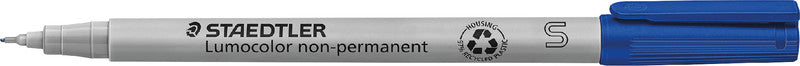 Staedtler Non-Permanent-Marker Lumocolor – superfein 0,4 mm – blau – nachfüllbar