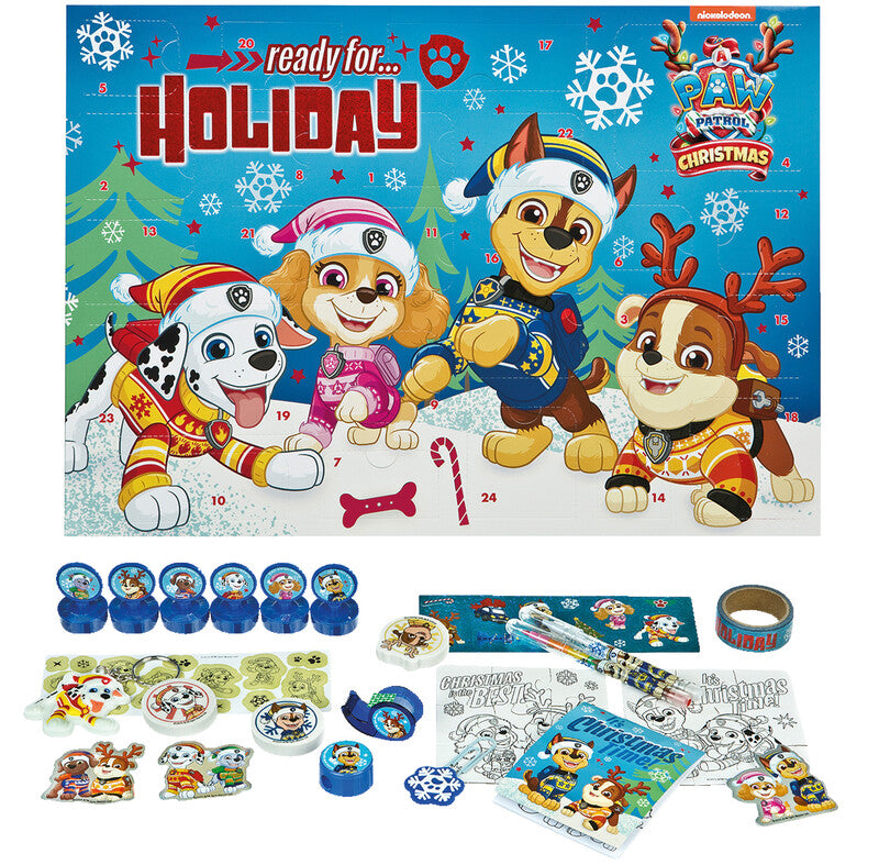 Adventskalender – Paw Patrol – 42 × 30 cm – 24 Überraschungen – ab 3 Jahren