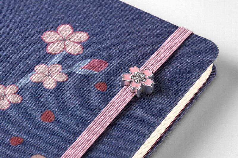 Moleskine Pin Kristallblume Limited Edition Sakura – rosa – 5,4 × 16 mm – Zinklegierung