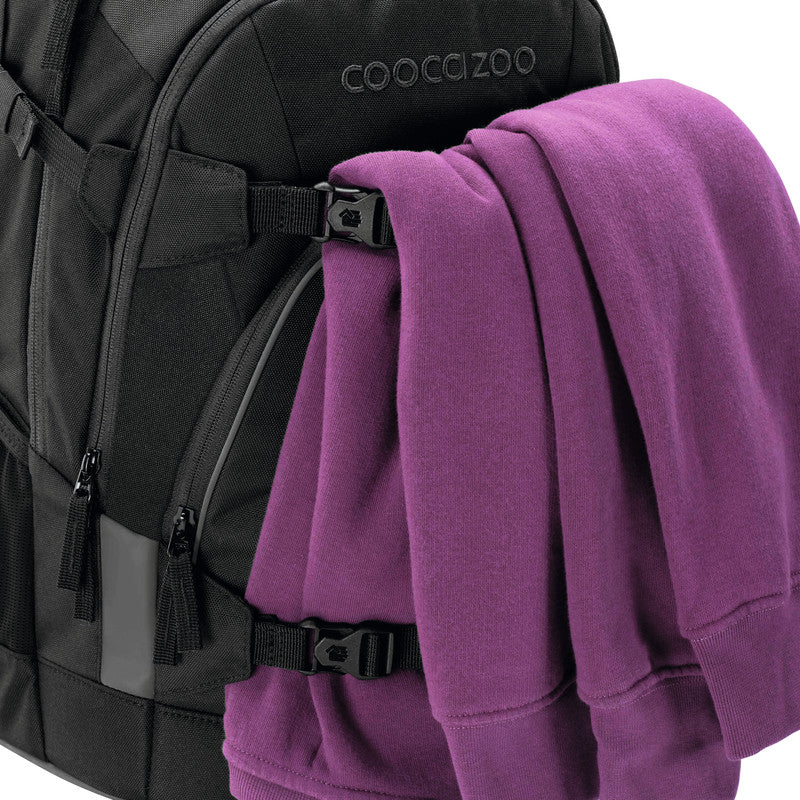 Coocazoo Rucksack Mate – Black Coal – schwarz – 30 l – B 30 × H 44 × T 23 cm