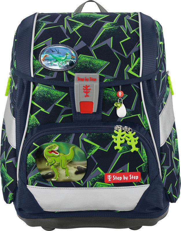 Step by Step Schulrucksack 2in1 Plus – 6-teilig – Wild T-Rex Taro