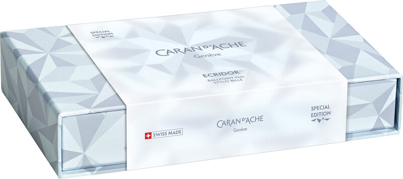 Caran d-Ache Caran d'Ache Kugelschreiber – Gletscherblau, Metall – 2 Stk.