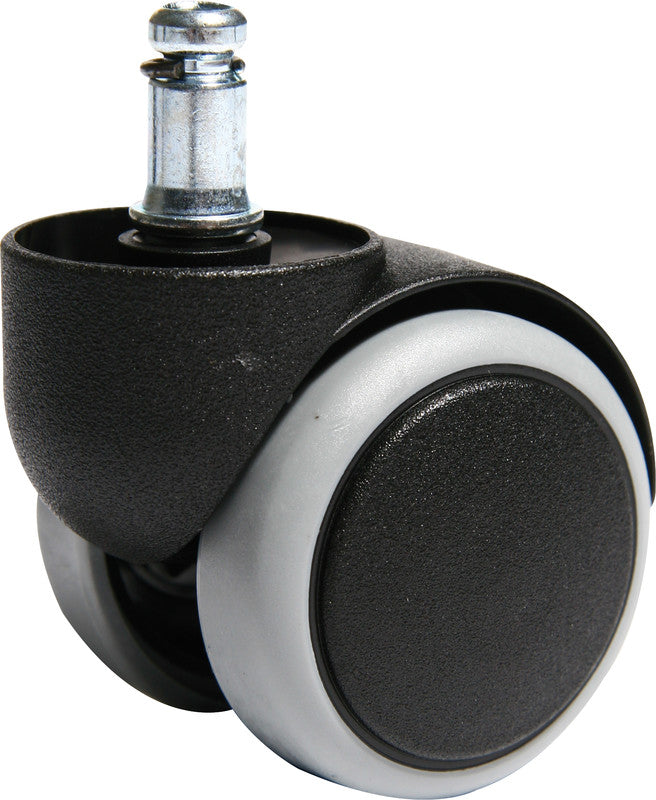Topstar Hartbodenrollen-Set – 5er-Set, für TD Luxe 10, Point 70, Open Point SY und mehr, schwarz/grau