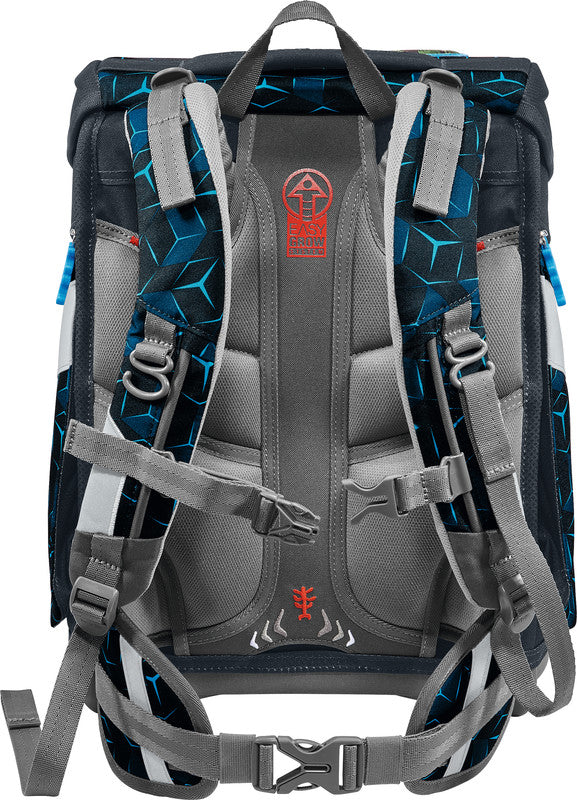 Step by Step Schulrucksack-Set SHINE – 5-teilig – Tiger Night Kimba – recycelte Materialien
