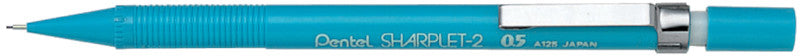 Pentel Sharplet-2 Druckbleistift – 0,5 mm, hellblau, mit Radierer