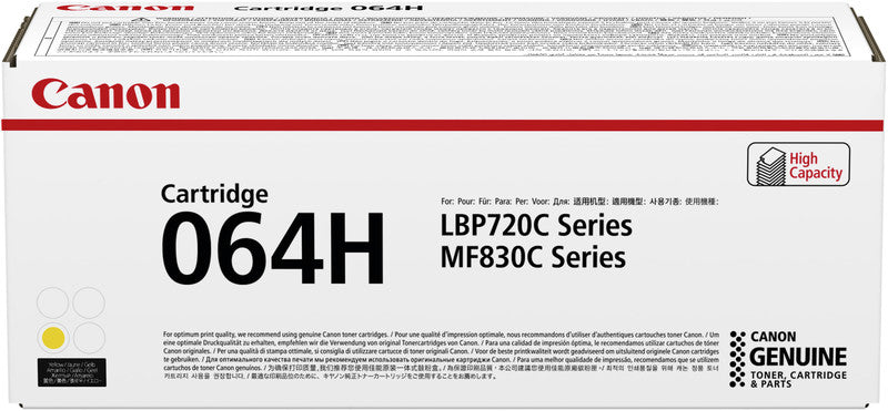 Canon Toner 064-HY – gelb, 10400 Seiten