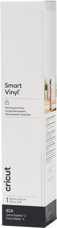 Cricut Matte selbstklebende Vinylfolie – Weiss – 33 × 640 cm – für Schneideplotter Maker 3