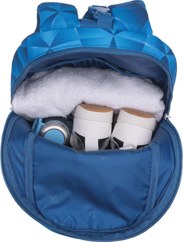 Beckmann Classic – Sportrucksack – 12 l, Kunststoff, Blue Lightning, reflektierend
