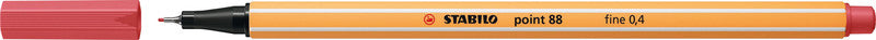 STABILO Fineliner – 18er-Set 0,4 mm – 18 Farben, sortiert