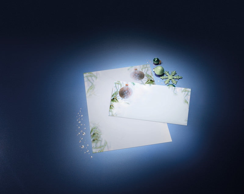 Sigel Motivpapier – A4, 90 g/m², mehrfarbig, Motiv: Winter Mood – für Inkjet/Laser/Kopierer – FSC – 100 Blatt