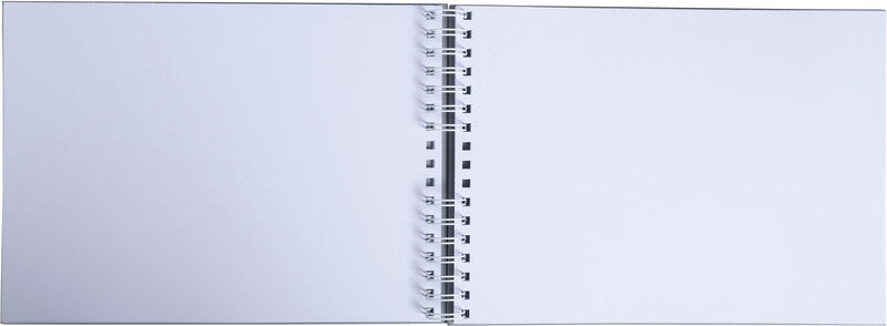Exacompta Fotoalbum – für 320 × 220 mm, blaugrau, Spiralbindung, mit Prägung, Karton