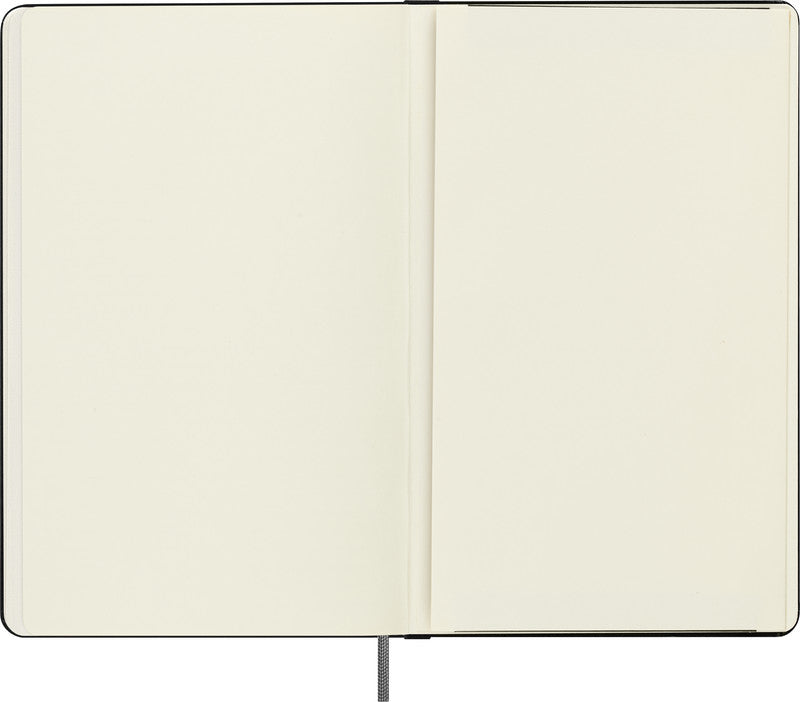 Moleskine Notizbuch, blanko, Leimbindung, Hardcover, 176 Seiten, 100 g/m² – schwarz, für MOLESKINE Notes-App
