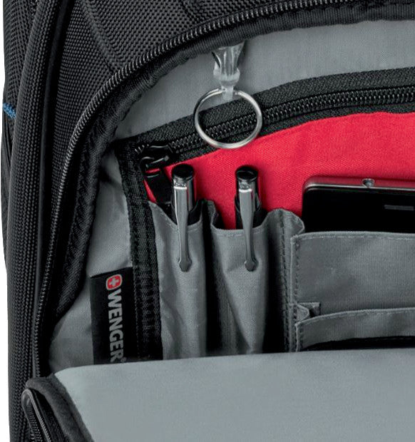 Wenger/SwissGear Wenger Carbon – Notebook-Rucksack – für 17"-Notebook, 30 l, Polyester, Schwarz