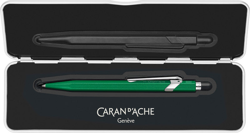 Caran d-Ache Kugelschreiber – Grün, Aluminium