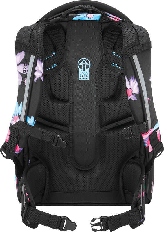 Coocazoo Rucksack Porter – Floral Artnight – 35 l, 30,0 × 46,0 × 23,5 cm – aus 100% recycelten PET-Flaschen